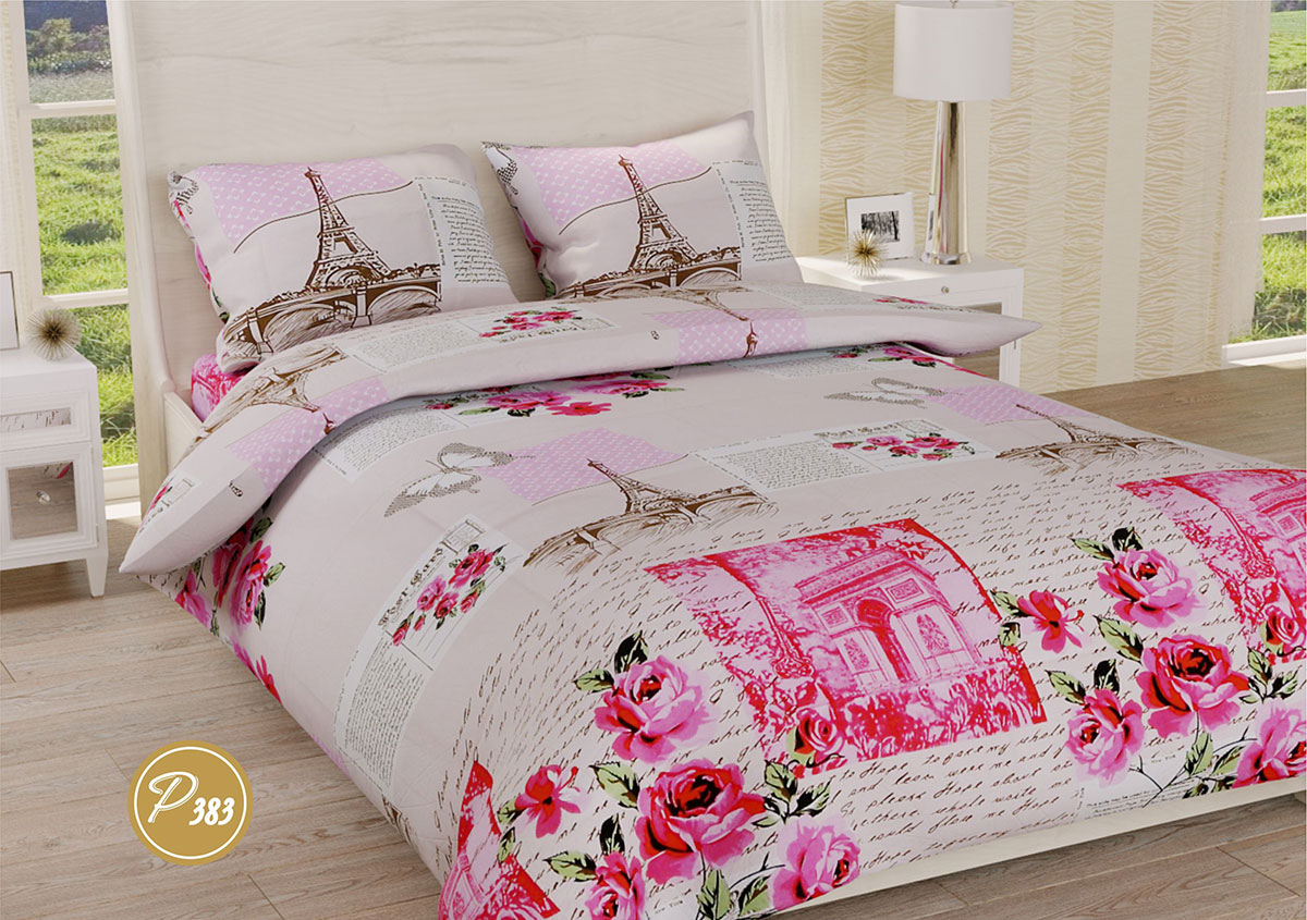 

Постельное белье Ранфорс Органик Р 382 Leleka-Textile полуторный цветной (1259/2611)