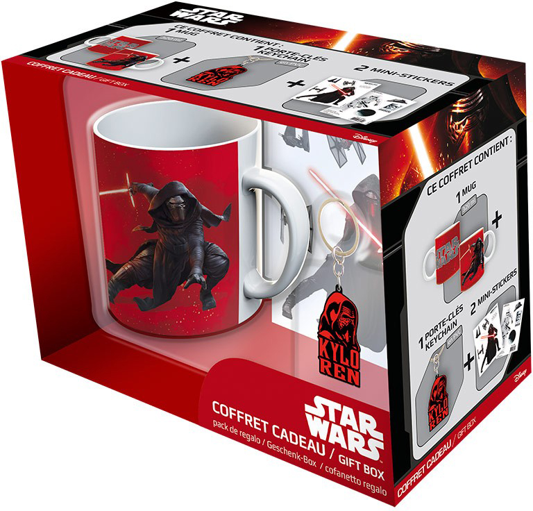 

Подарочный набор ABYstyle Star Wars Kylo Ren Чашка + Брелок + стикер (Кайло Рен) (ABYPCK078)