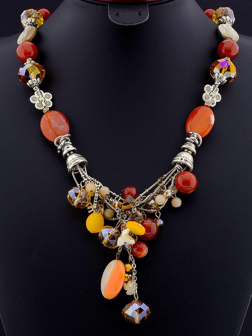 

Бусы Сердолик 48 см.021579