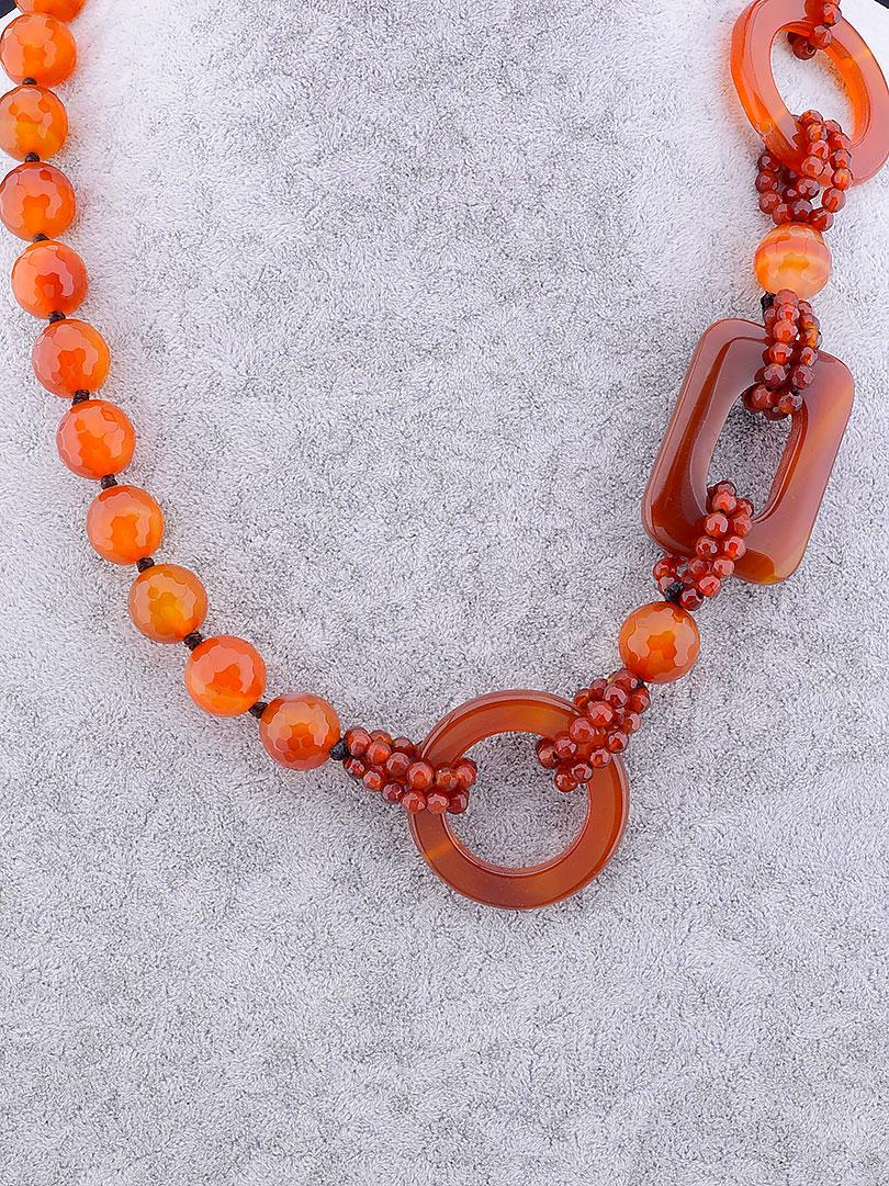 

Бусы Сердолик 90 см.018191