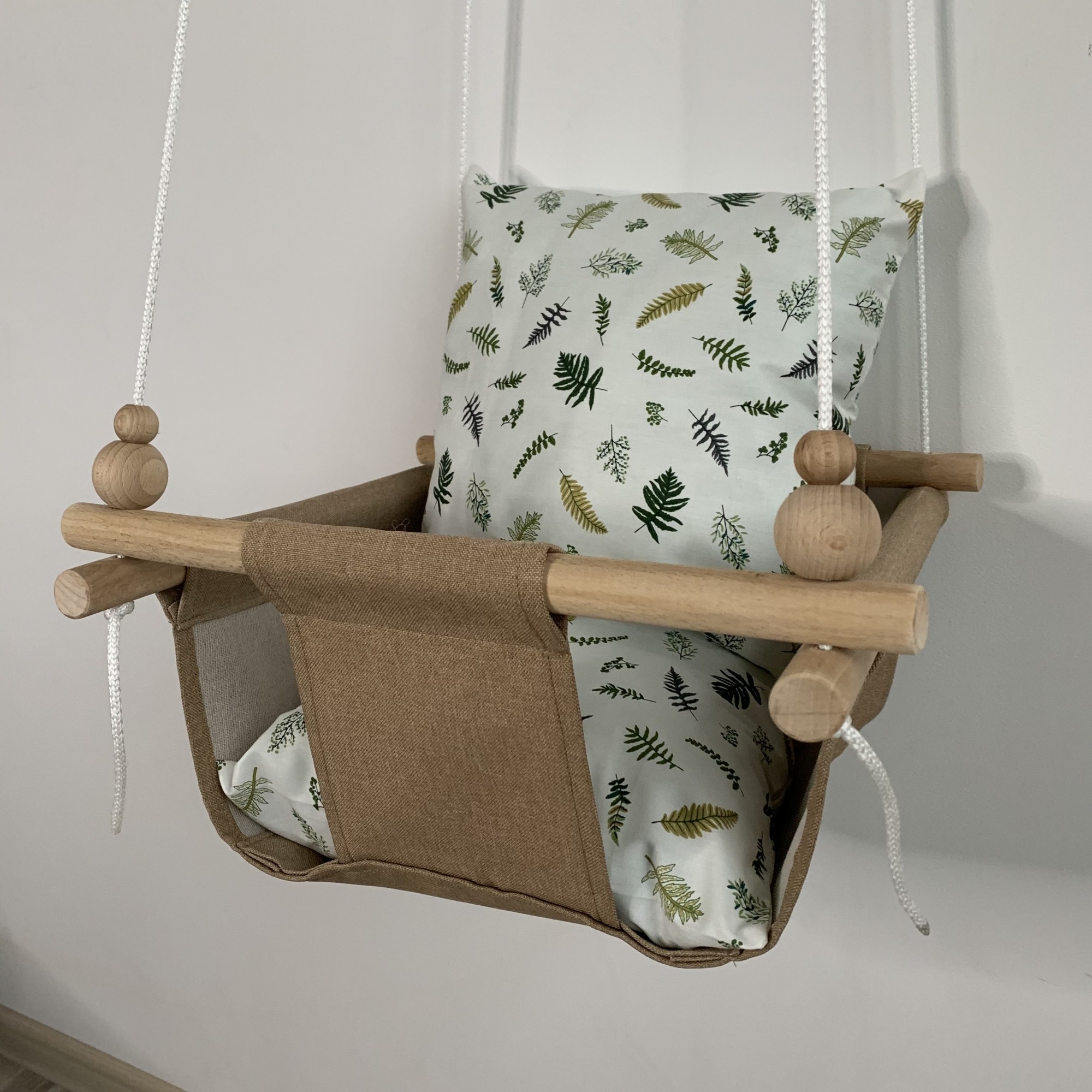 

Детская качеля Infancy Папоротник Карамельная основа