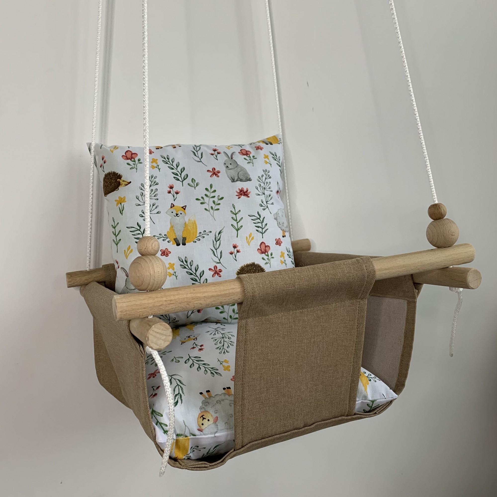 

Детская качеля Infancy На лугу Карамельная основа