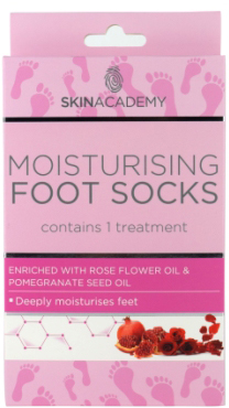 Акция на Увлажняющие носочки для ног Skin Academy Rose Flower Oil & Pomegranate Seed Oil 1 пара (5031413987973) от Rozetka UA