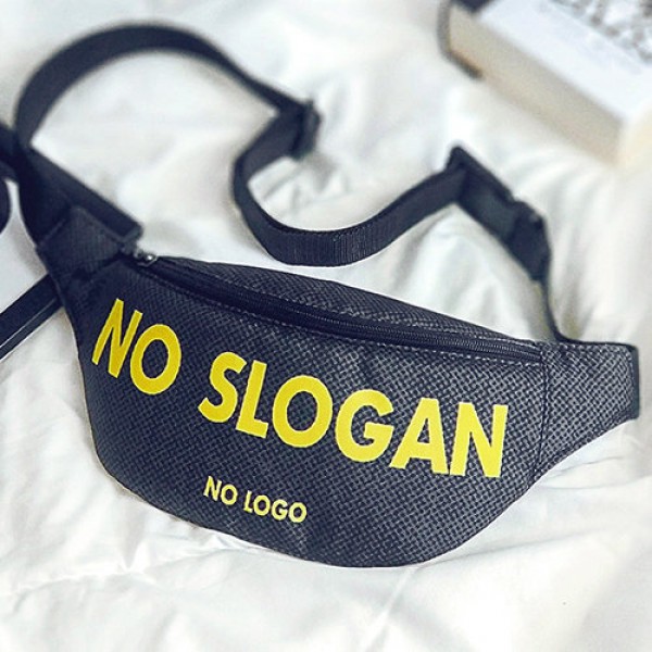 

Сумка на пояс (бананка) с принтом No Slogan BUMBAG бананка сумка на пояс с сумочной ткани серая универсальная бананка в стиле unisex
