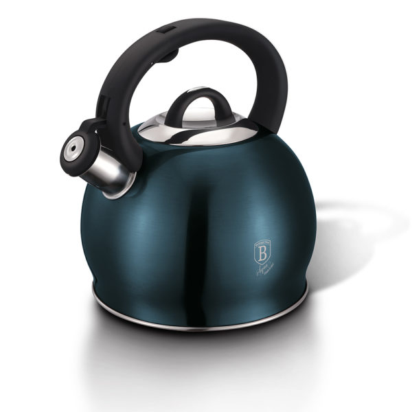 

Чайник со свистком 3,0 л из нержавеющей стали Berlinger Haus Metallic Line AQUAMARINE Edition BH-1078