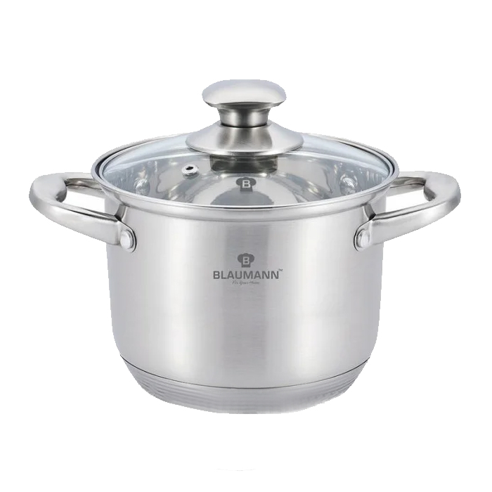 

Кастрюля со стеклянной крышкой 3,2 л Blaumann Gourmet Line BL-3313