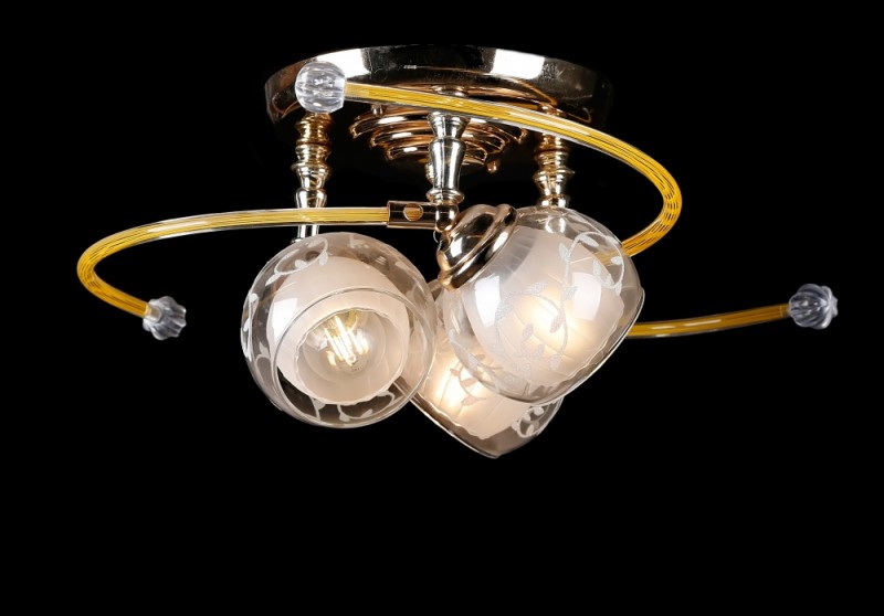 

Люстра с плафонами Ray L1406/3A (FGD+BR) (AN002325)