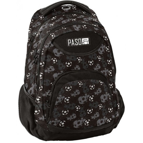 

Молодежный рюкзак PASO 19 л Черный 18-2708FF16 2612753