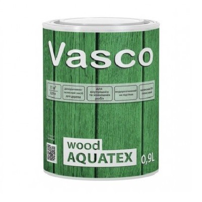 

Антисептик Vasco antiseptik AQUATEX ( Васко Вуд АКВАТЕКС ) 0.9 л морилка для дерева