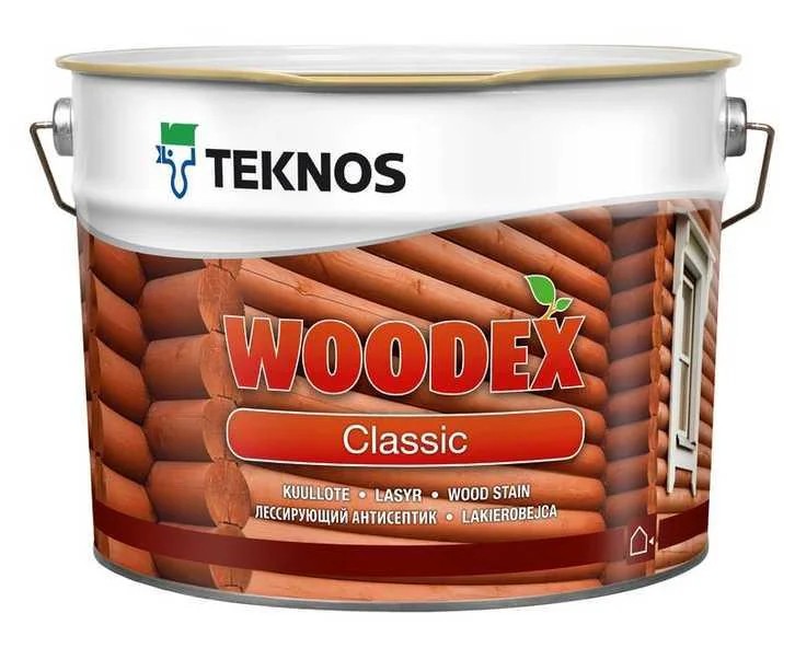 

Антисептик Teknos WOODEX CLASSIC ( Текнос ВУДЕКС КЛАССИК ) 9 л морилка для дерева