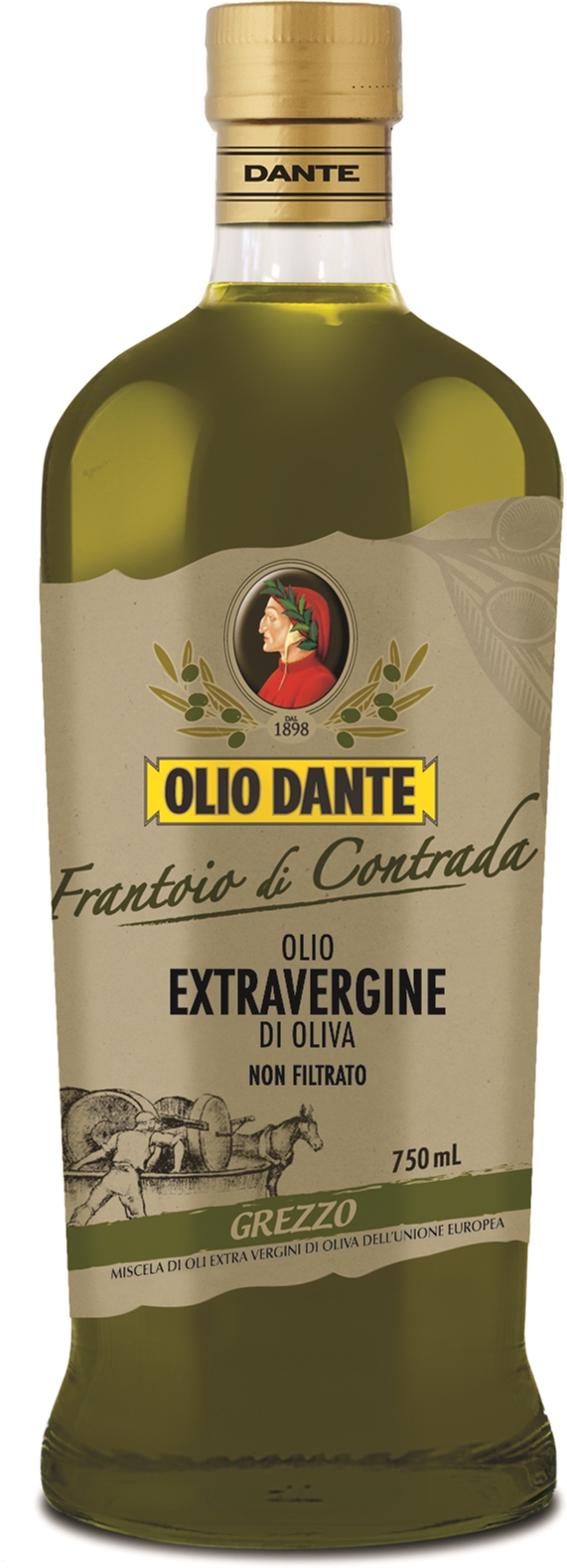 Оливковое масло нефильтрованное Olio Dante Frantoio Di Contrada Extra ...