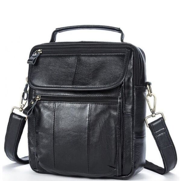 

Сумка кожаная мужская флотар Vintage 14763 Black