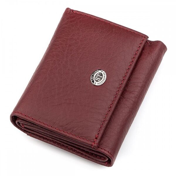 

Женский кожаный кошелек ST Leather 18324 Бордовый
