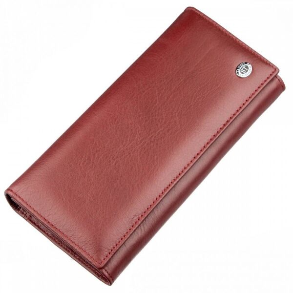

Женский бордовый кошелёк из натуральной кожи ST Leather 18877 Бордовый