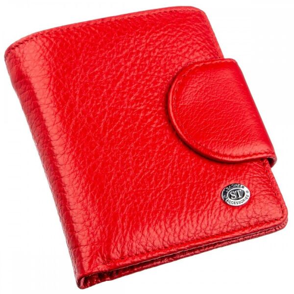 

Женский красный кошелёк из натуральной кожи ST Leather 18923 Красный