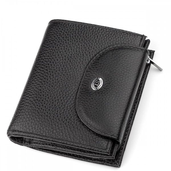 

Женский кожаный кошелек ST Leather 18411 Черный