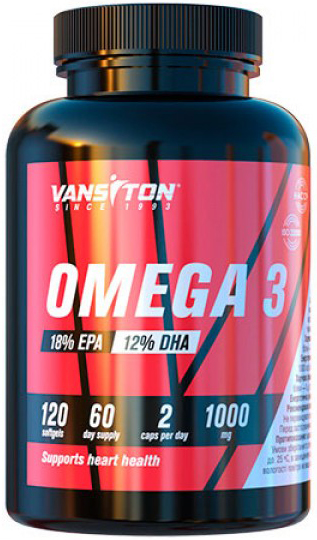 Акція на Жирные кислоты Vansiton OMEGA 3 120 капсул (4820106591976) від Rozetka UA