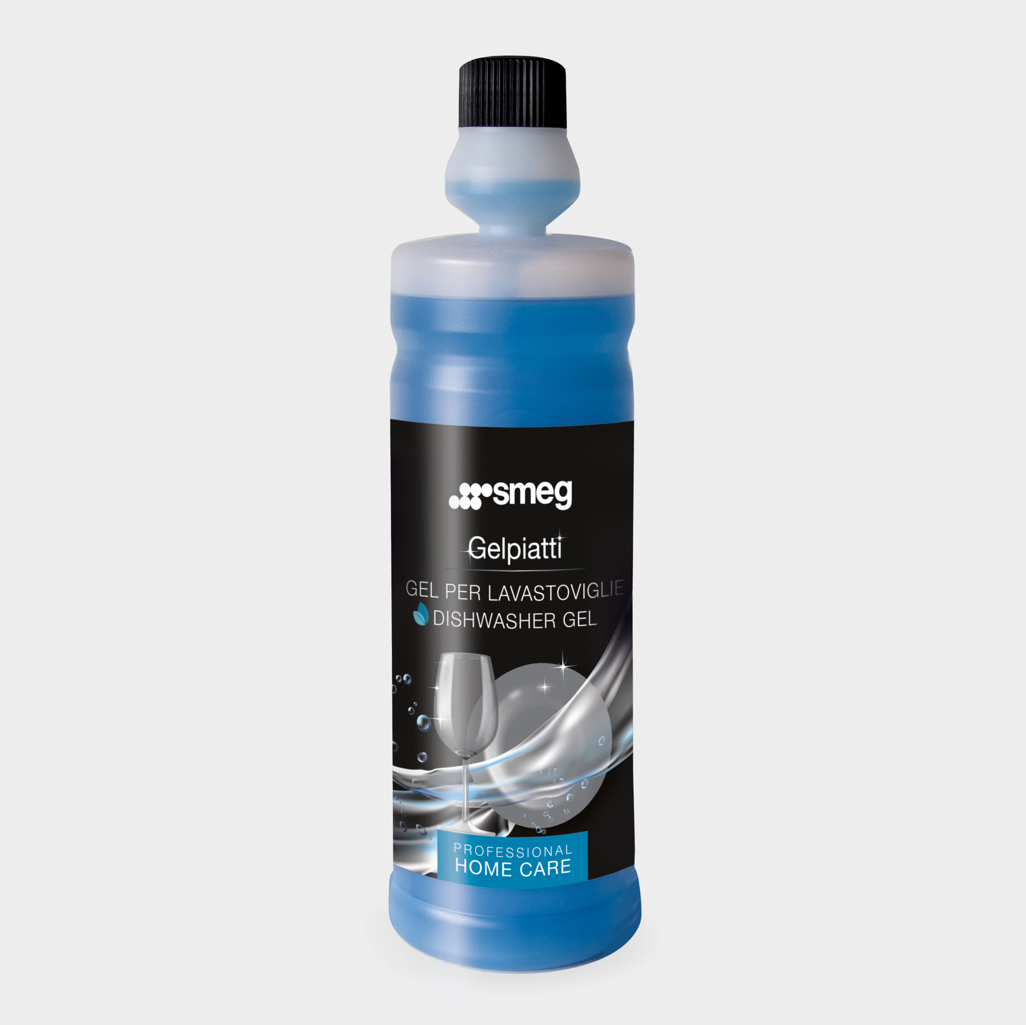 

Гелевое моющее средство с нейтральным PH для посудомоечных машин с мульти-энзимами Smeg GELPIATTI