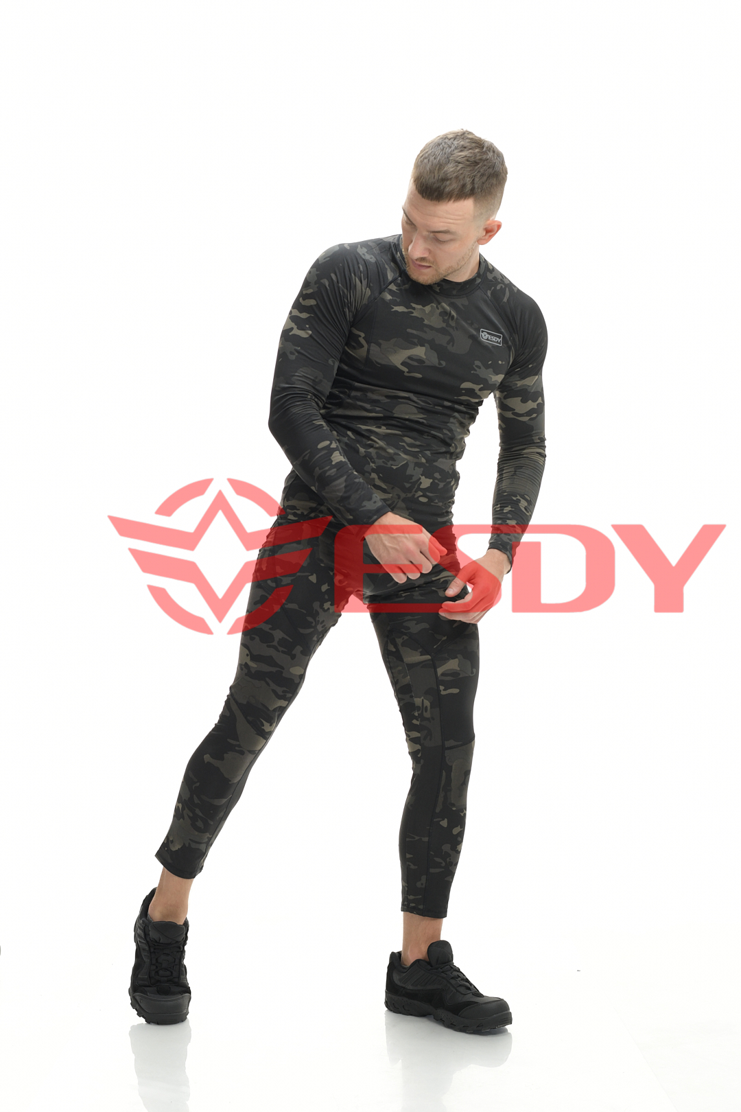 

Термобелье быстросохнущее ESDY Черный мультикам XXL