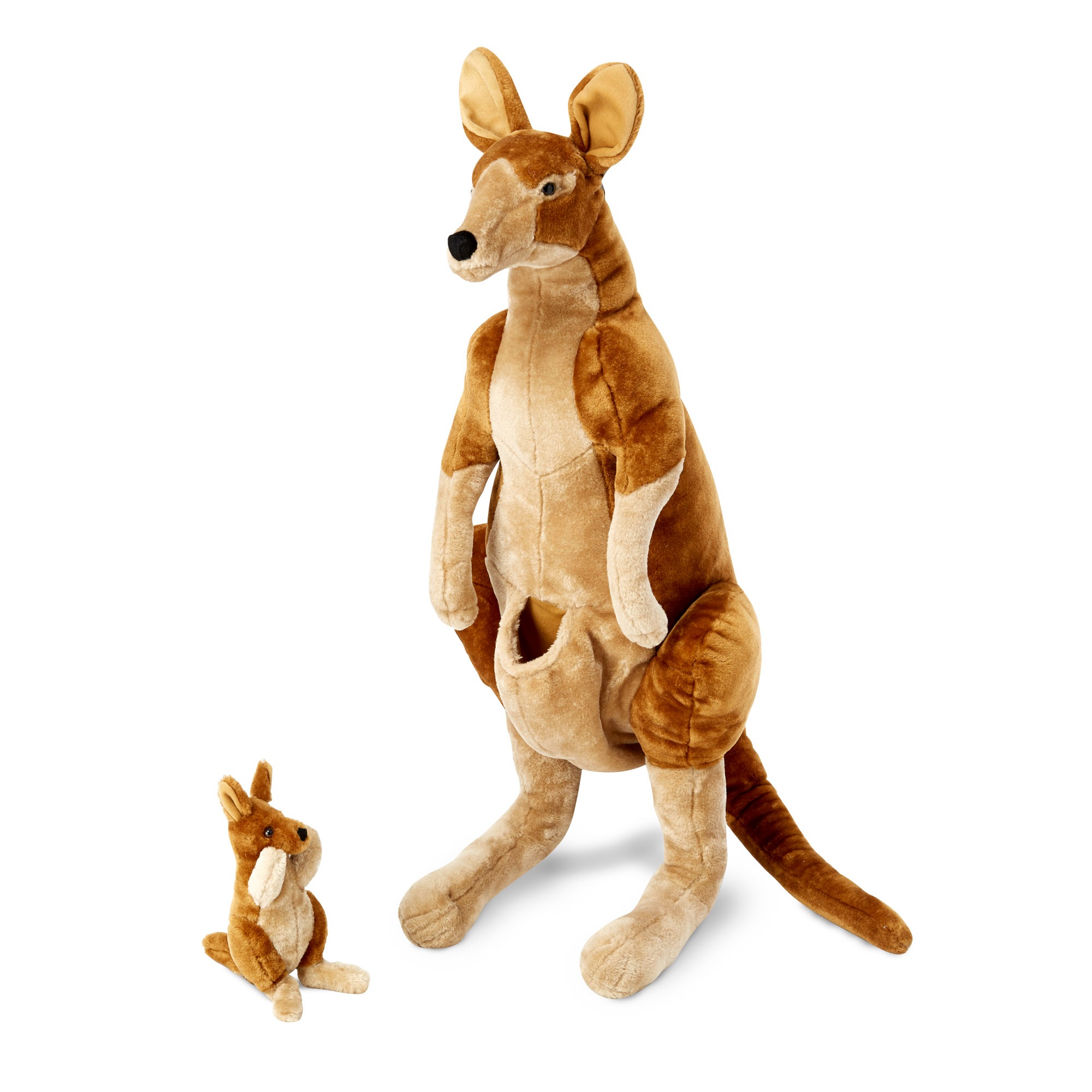 

Плюшевые мама и детеныш кенгуру Kangaroo and Joey Lifelike Stuffed Animal Melissa & Doug MD8834