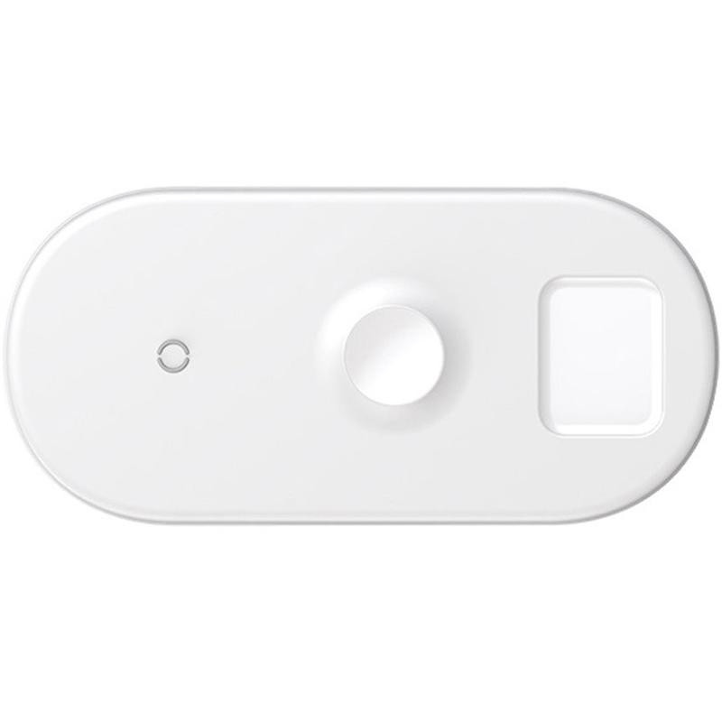 

Беспроводное ЗУ Baseus Smart 3in1 (WX3IN1-C02) 18W White (Phone + Watch +Pods)
