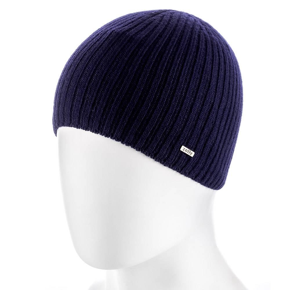 

Мужская шапка на флисе Zolly ZH176 one size темно-синяя