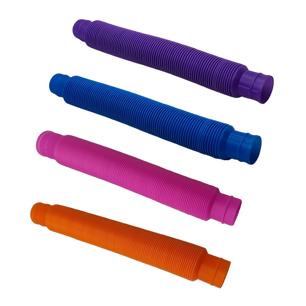 

Развивающая сенсорная детская игрушка Pop Tube антистресс поп туб набор 4 шт POP-TB-27