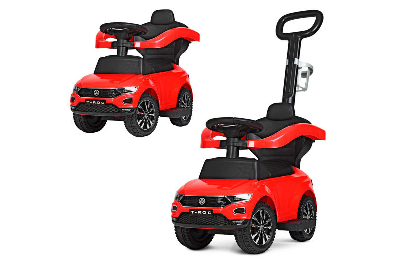 

Каталка-толокар Bambi Volkswagen 2в1 84*40*85,5 см., червоний 651-3