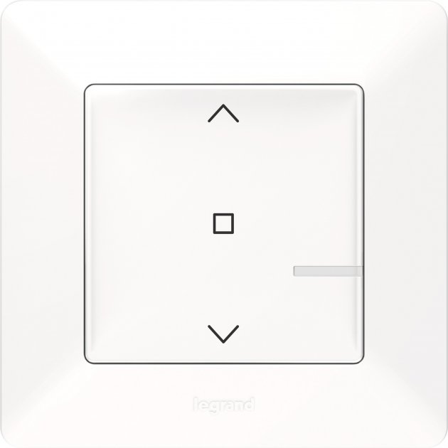

Умный беспроводной выключатель рольставней Legrand Valena Life with Netatmo Белый