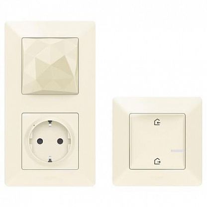 

Стартовый набор Legrand Netatmo (шлюз WiFi+smart-розетка 16А+выкл."Дома/не дома") Слоновая кость