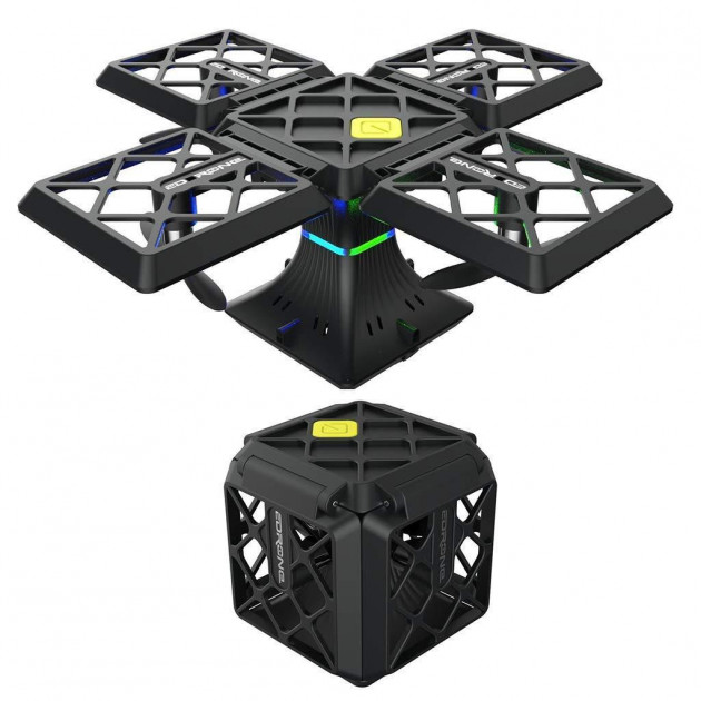 

Квадрокоптер дрон Black Knight Cube 414 на радиоуправлении c WiFi камерой