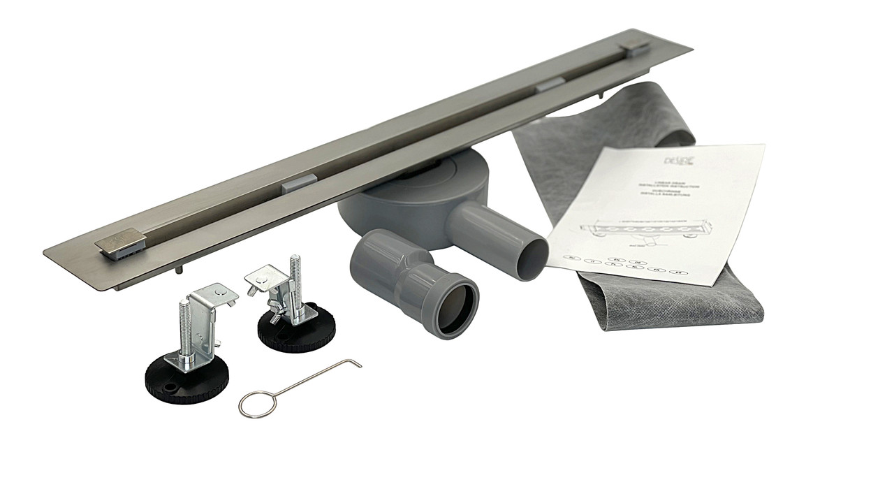 

Трап душевой под плитку 600*18 мм, Desire Viva, (Италия) нержавеющая сталь с повортным сифоном