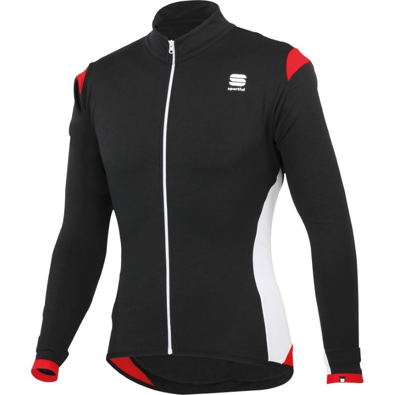 

​Велоджерси с длинным рукавом Sportful Flight LS черно-белая S