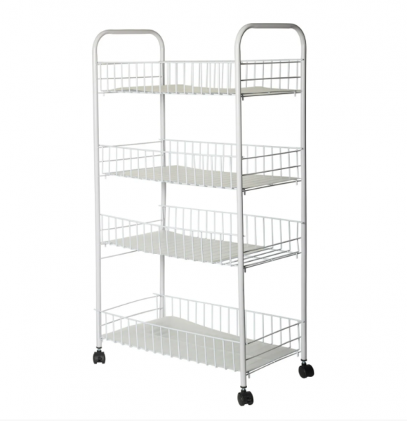 

Этажерка 4-х ярусная Kamille Besser 50х80х120см металлическая KM-2750-4