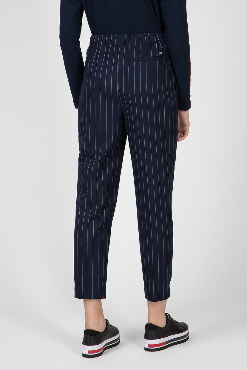 

Женские темно-синие брюки в полоску FRANKIE Tommy Hilfiger 2 WW0WW25559