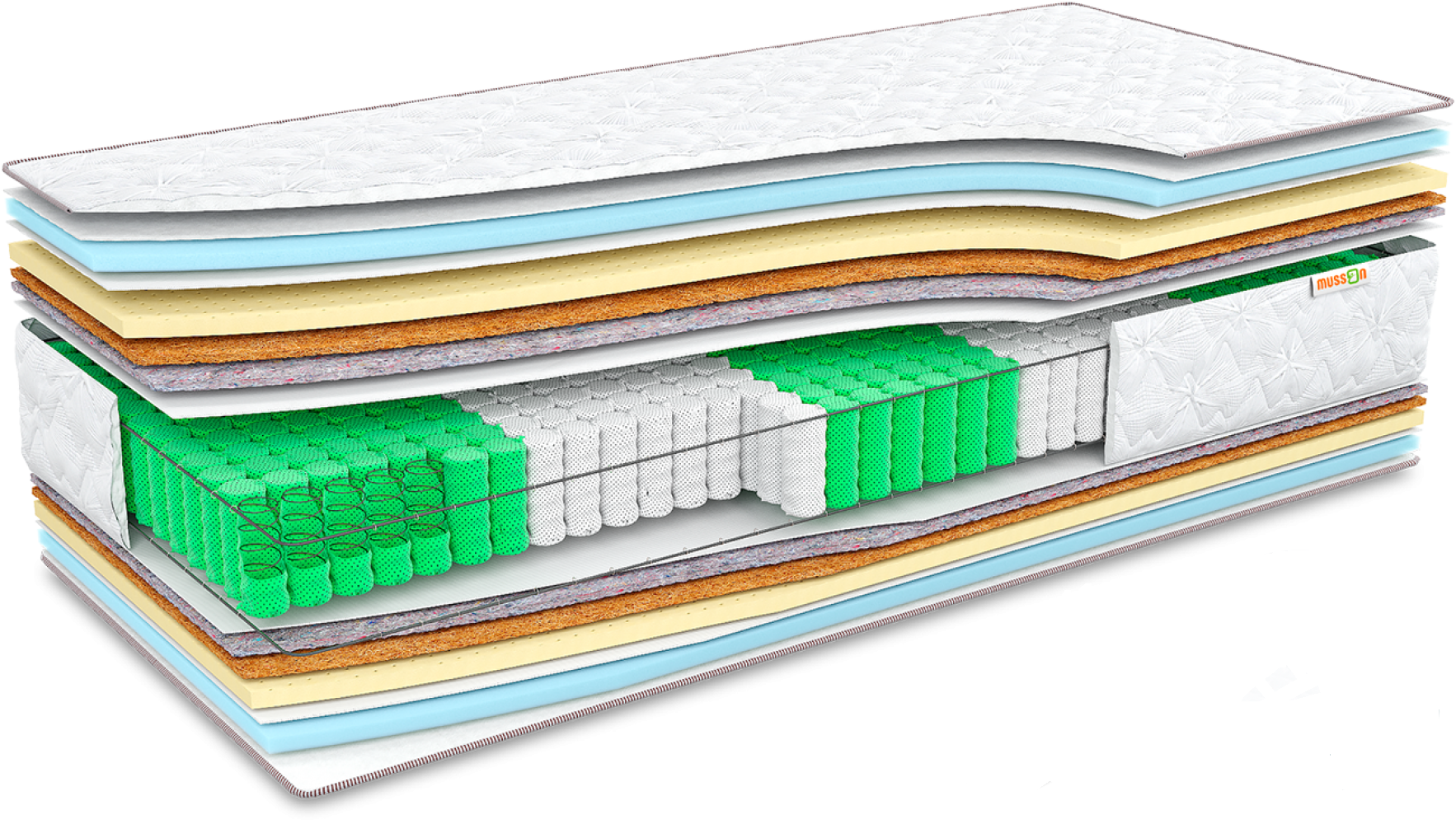 

Матрас Musson Элит Мемори Dual 120x200 см