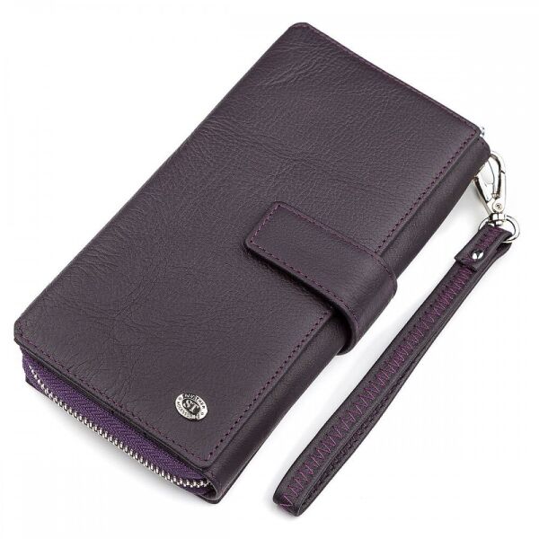 

Женский кожаный кошелек ST Leather 18455 Фиолетовый