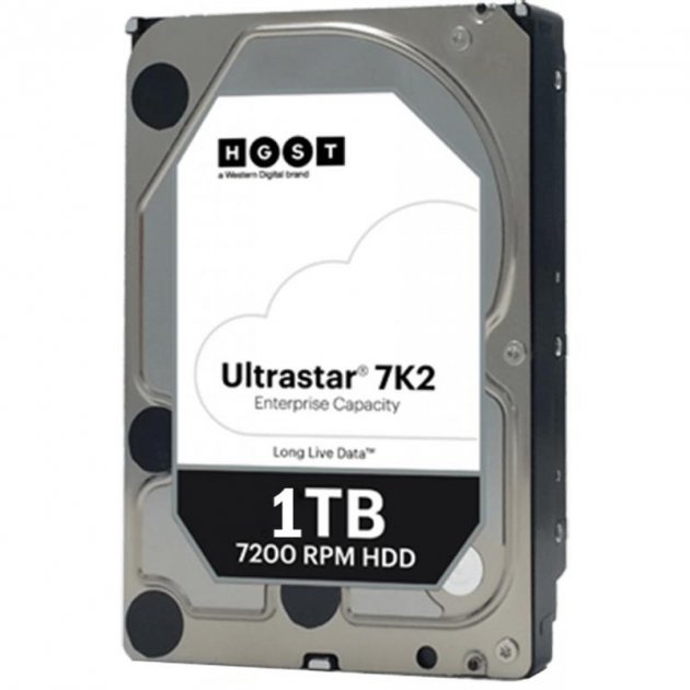

HDD SATA 1.0TB WD Ultrastar 7K2 7200rpm 128MB (HUS722T1TALA604/1W10001)