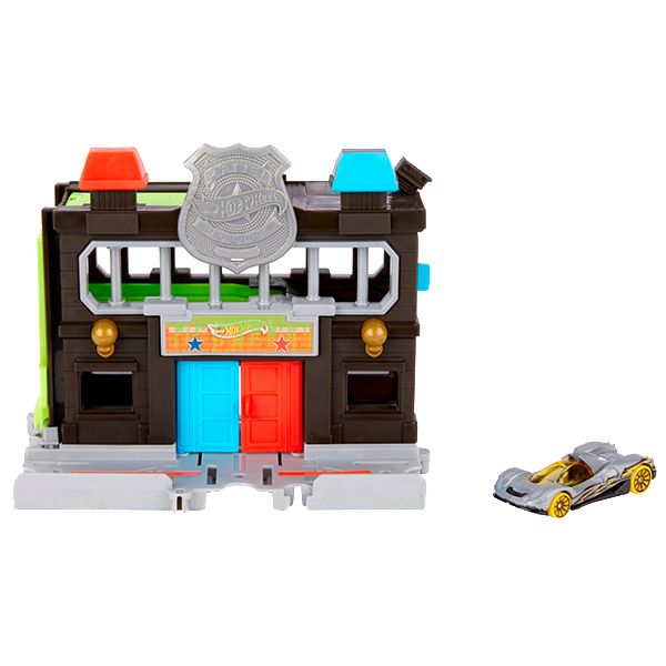 

Ігровий набір "Втеча з поліцейського відділку" Hot Wheels GVN72 (887961931075)