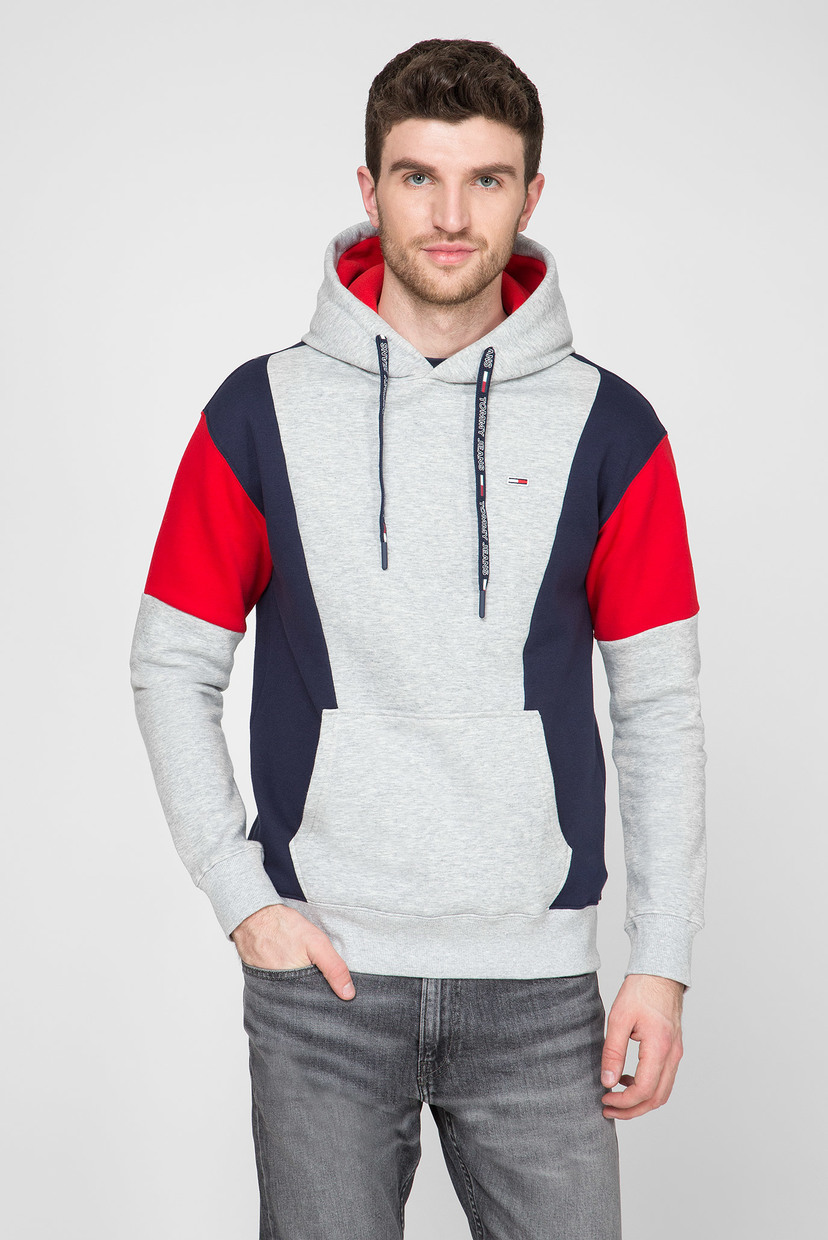 

Мужское серое худи TJM COLORBLOCK Tommy Hilfiger M DM0DM07394