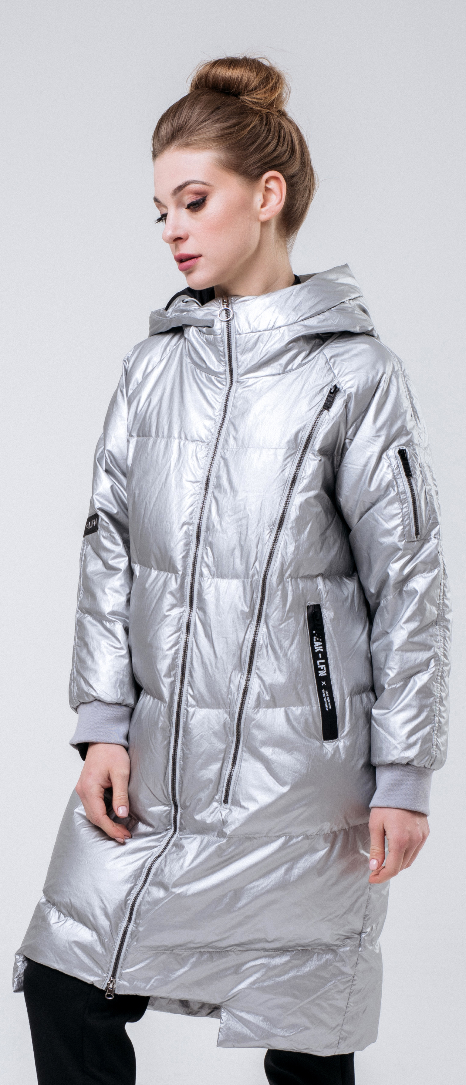 

Пуховик PEAK FW594002-SIL XS