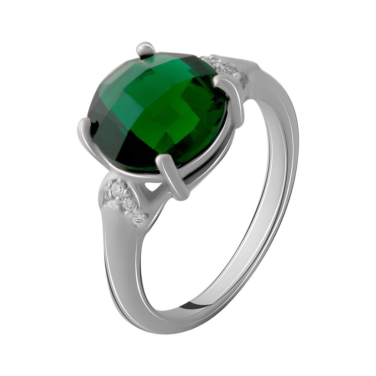 

Серебряное кольцо SilverAlex с изумрудом nano 3.068ct 17 размер