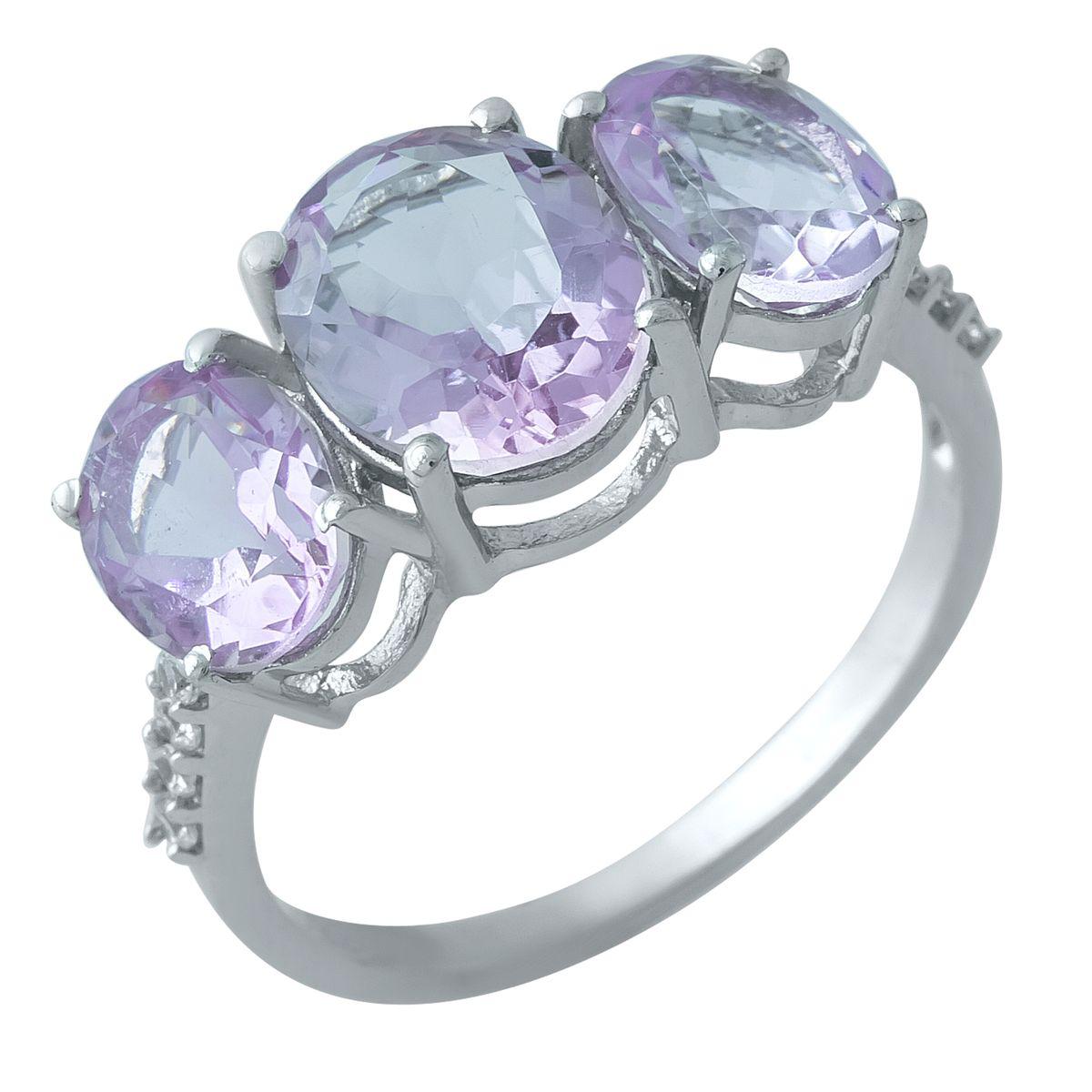 

Серебряное кольцо SilverAlex с натуральным аметистом 2.2ct 19 размер