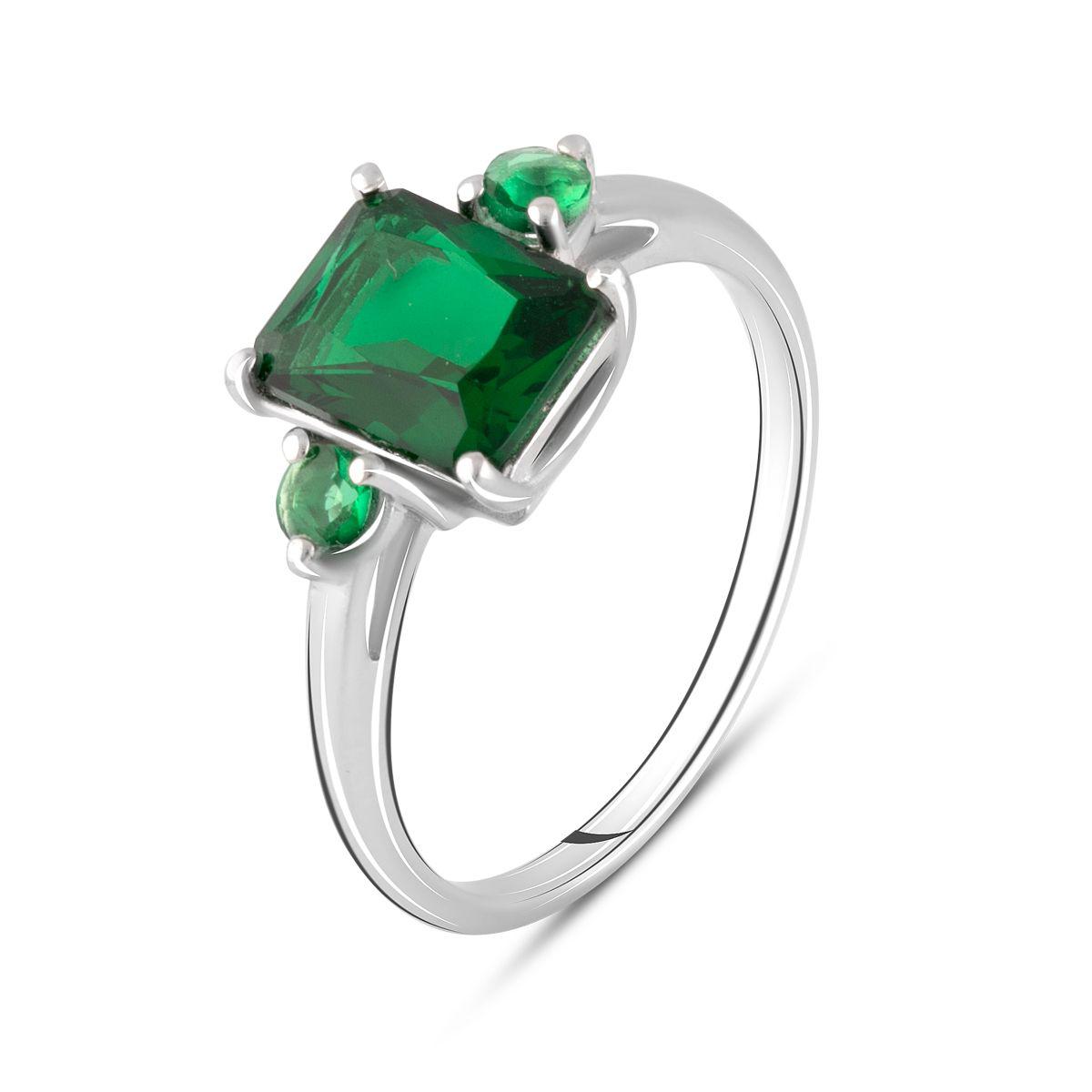 

Серебряное кольцо SilverAlex с изумрудом nano 1.688ct 18 размер