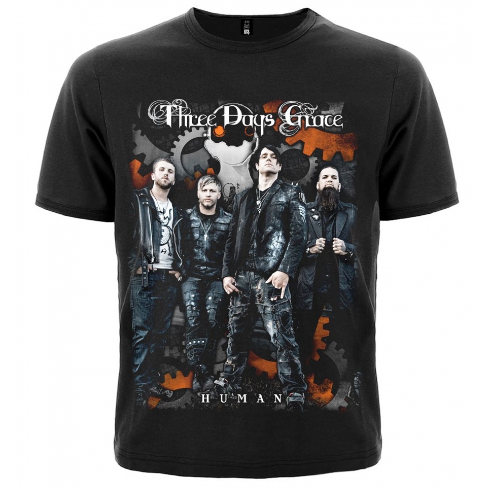 

Футболка Rockway Three Days Grace "Human" Черный , Размер XXL