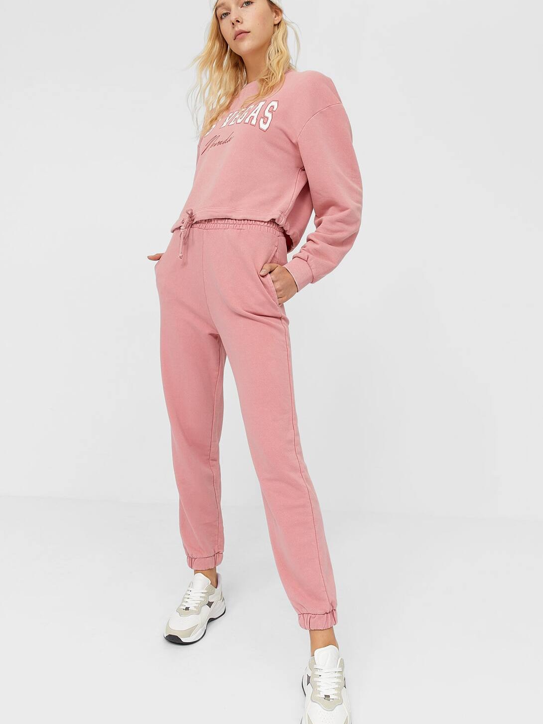 

Спортивные штаны Stradivarius 04537514142 M Розовые