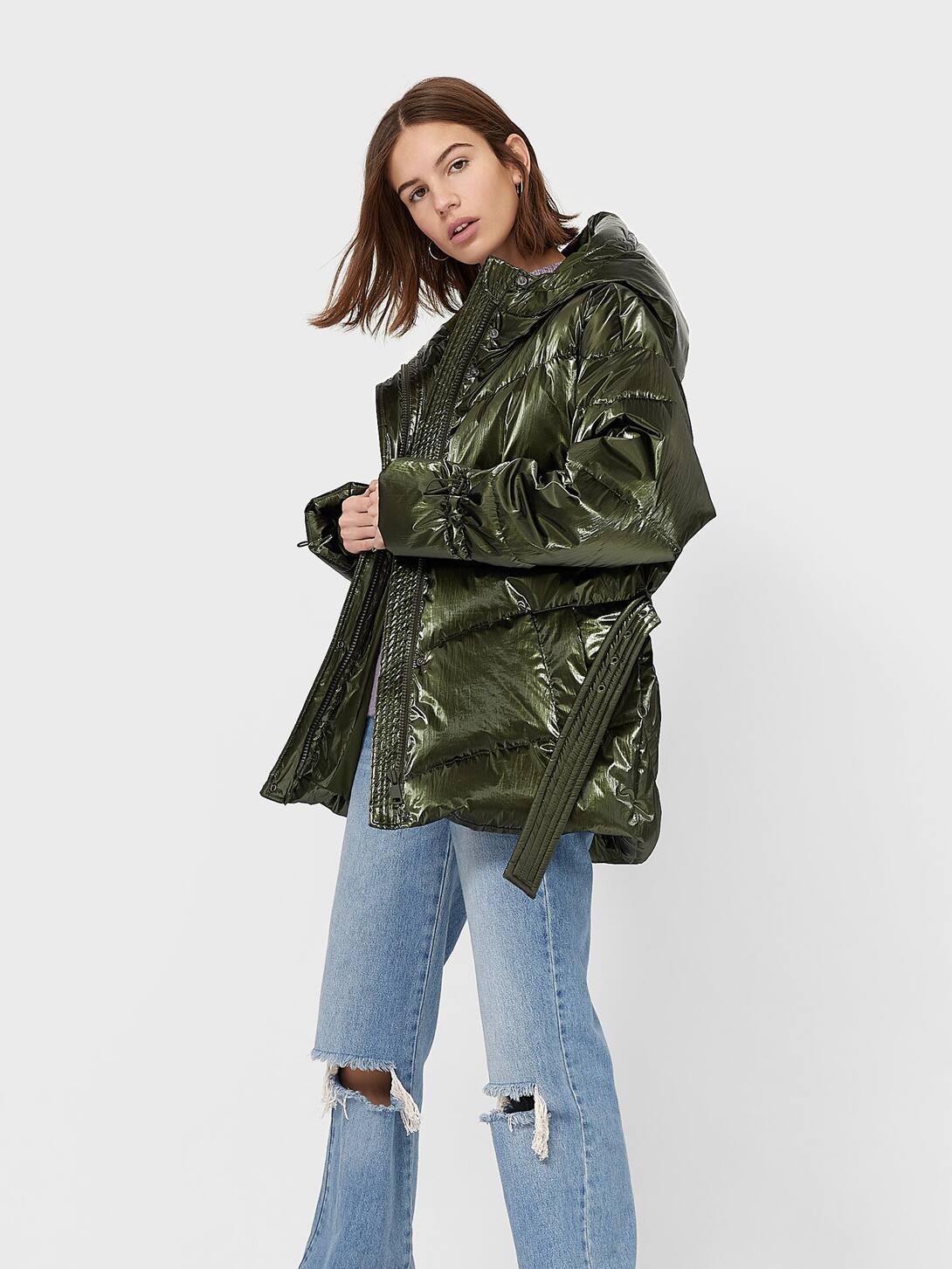 

Куртка Stradivarius 05736210550 L Зеленая