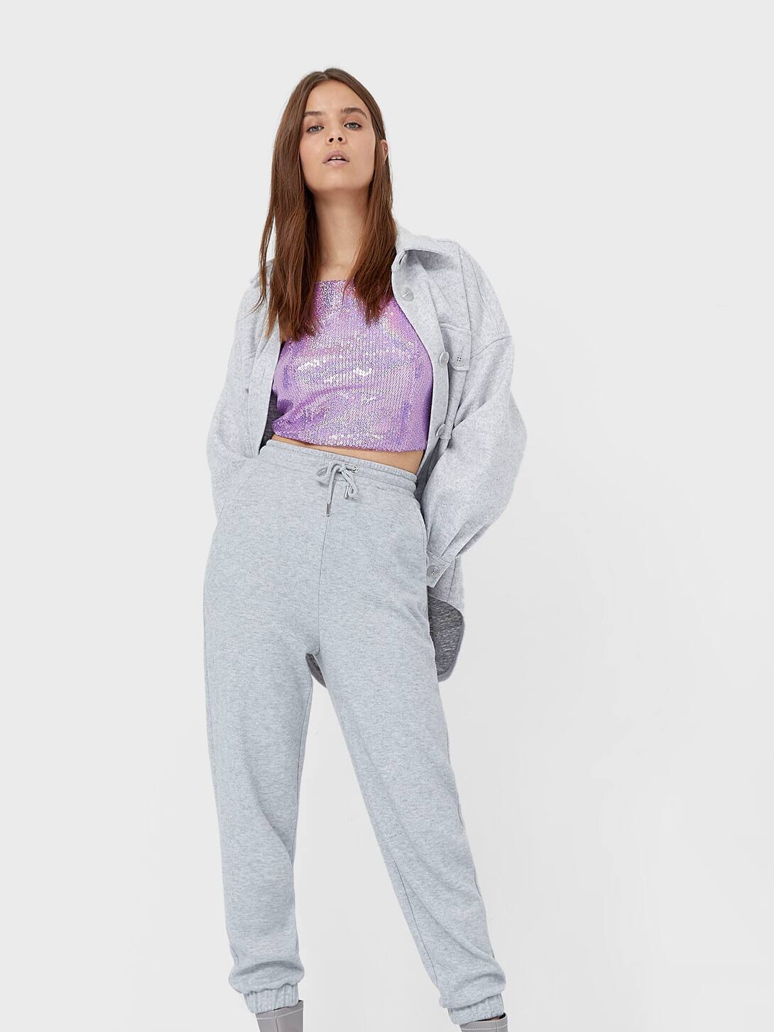

Топ Stradivarius 06776239604 S Лиловый