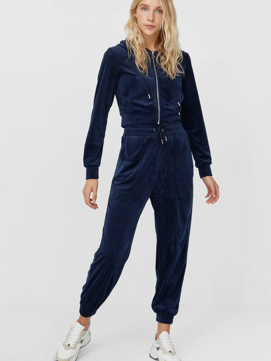 

Брюки Stradivarius 01168601010 XL Синие