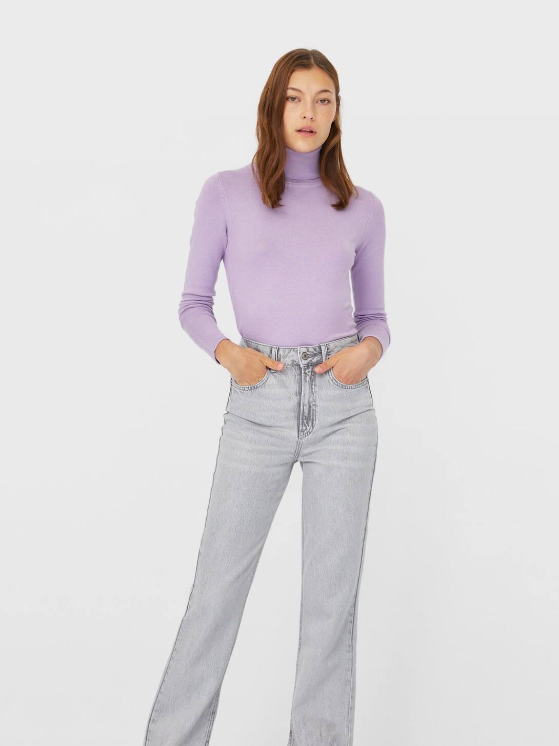 

Свитер Stradivarius 05000722604 M Сиреневый